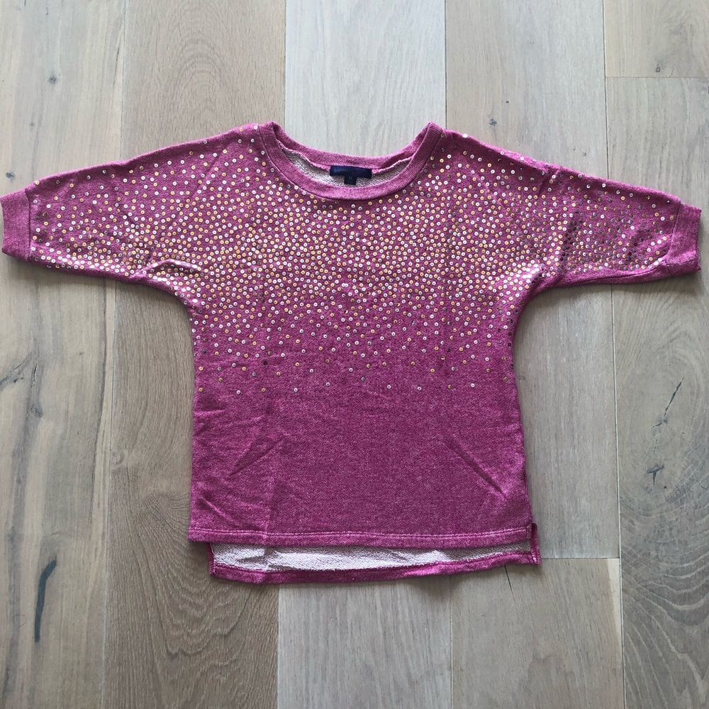 Pink Gold Silver Top Sz. S